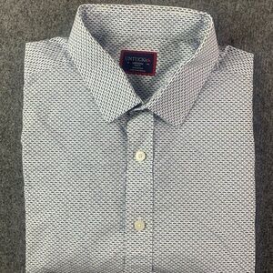 Untuckit Slim Fit Men 100% Cotton Short Sleeve Button Up Shirt Size M Multicolor